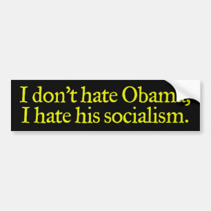 Jag hatar inte den Obama bildekalet Bildekal