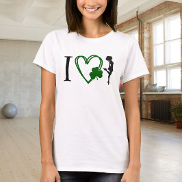 Jag hatar irländsk dansare - Hårdskor Irish Dancer T Shirt