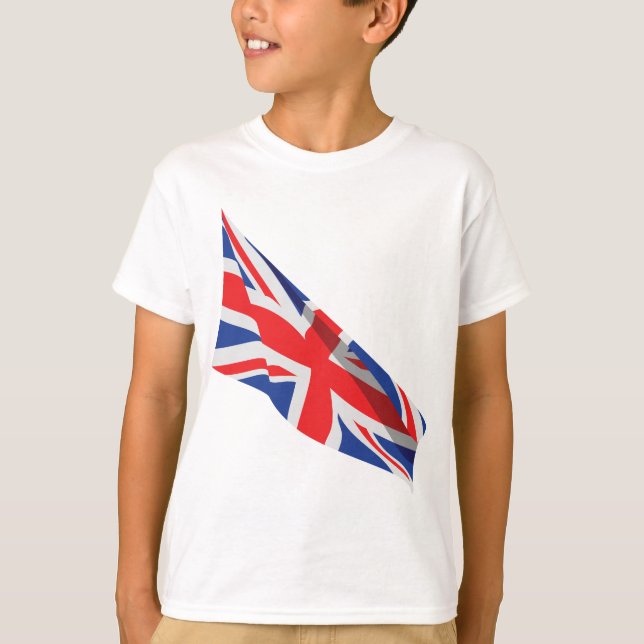 Jag hatar Jack Flagga från Storbritannien/unionen Tee (Framsida)