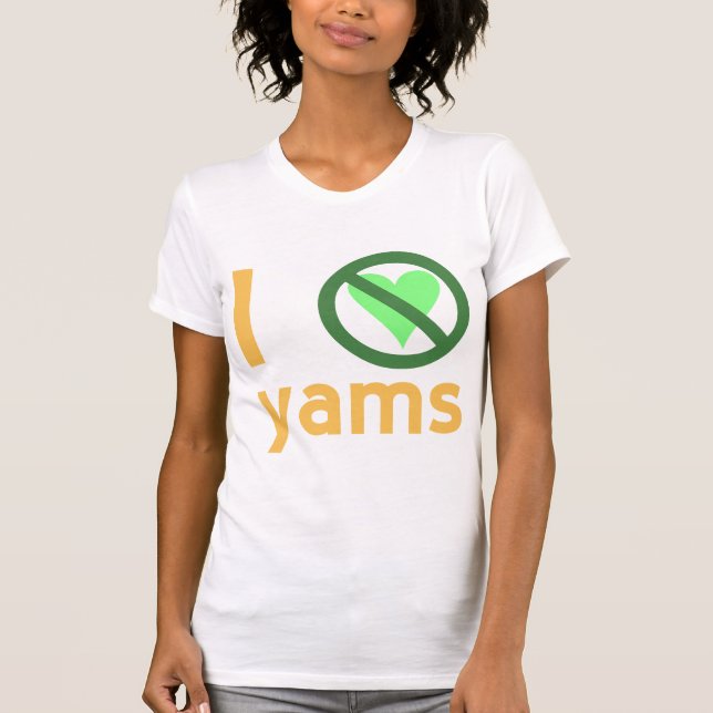 Jag hatar jams, ingen kärlek tee shirt (Framsida)