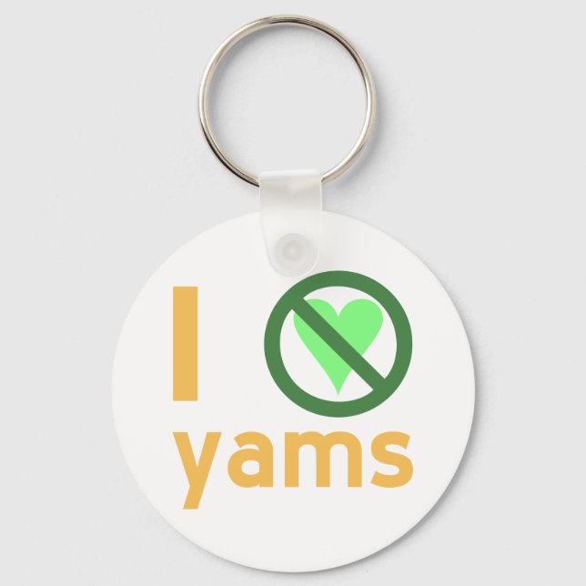 Jag hatar jams Nej kärlek Nyckelring (Framsida)