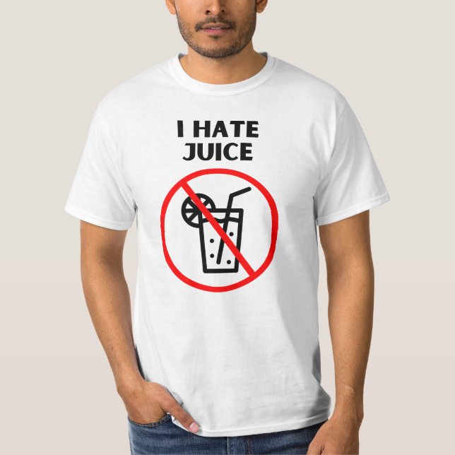 Jag hatar juice t shirt (Framsida)