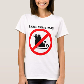Jag hatar jul t-shirt