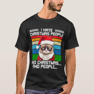 Jag hatar julhelg Haters Svarta Uni-vuxna T Shirt