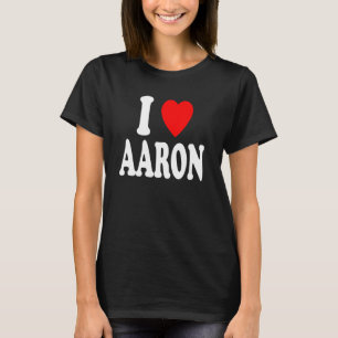 Jag hatar Kärlek Aaron Cute Matching par make/maka T Shirt