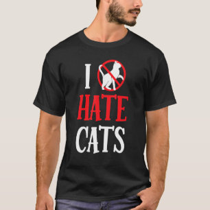 Jag hatar katter talesätt   Valp Hund Djur T Shirt