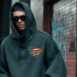 Jag hatar koriander/cilantro-fri zon hoodie