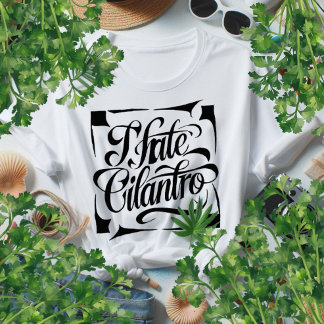 Jag hatar koriander/cilantro t shirt