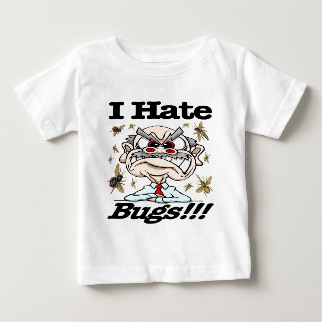 Jag hatar kryp! tee shirt (Framsida)