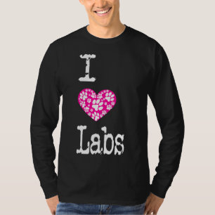 Jag hatar Labourpartiet Kärlek Labrador Hundraser  T Shirt