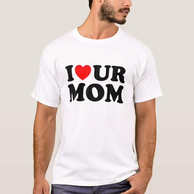 Jag hatar Mamma I Kärlek din Roligt Mamma I Kärlek T Shirt (Framsida)
