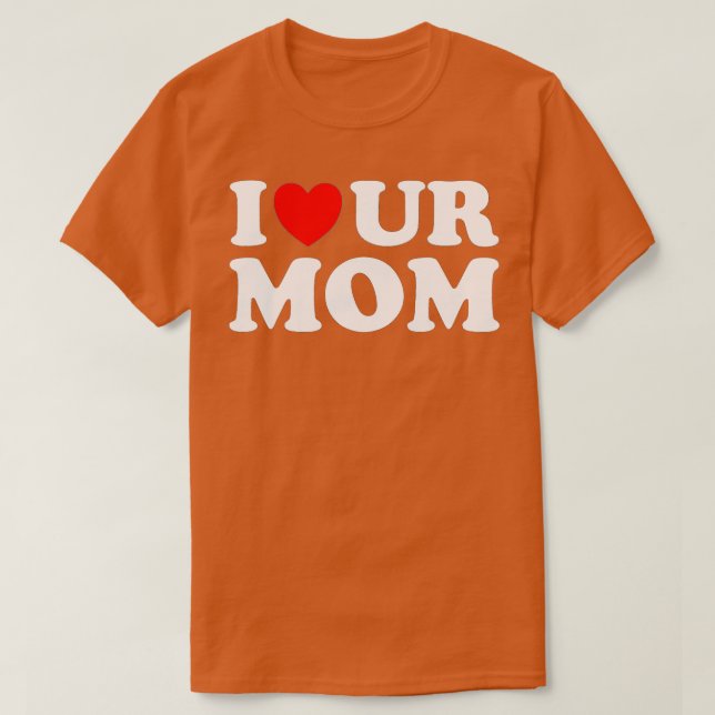 Jag hatar Mamma I Kärlek din Roligt Mamma I Kärlek T Shirt (Design framsida)