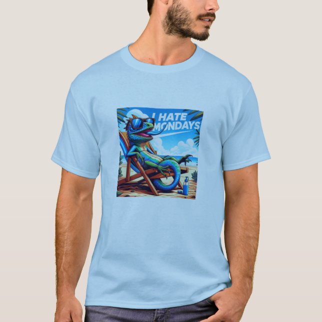 Jag hatar måndagar t shirt (Framsida)