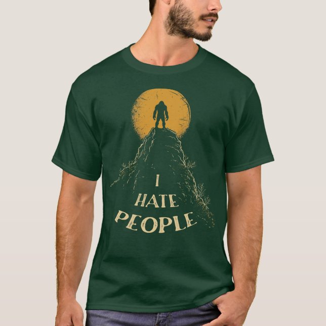 Jag hatar människor 1 t shirt (Framsida)