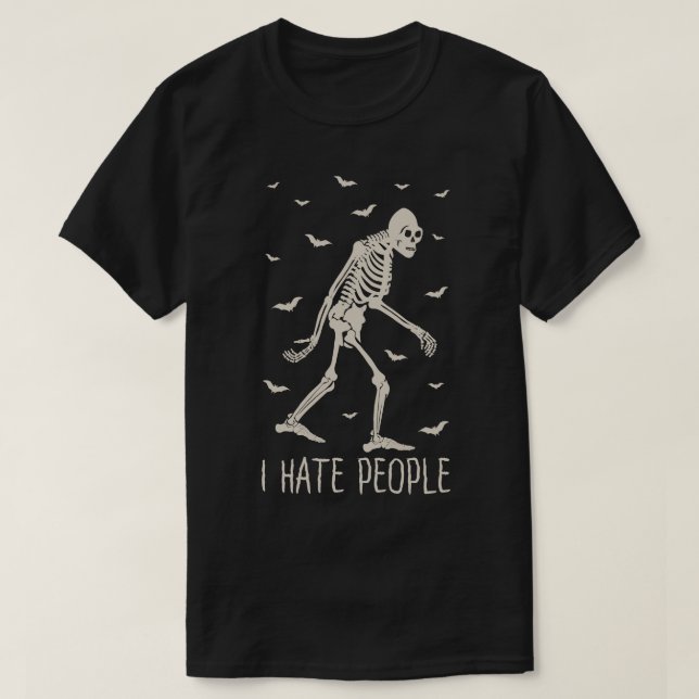 Jag hatar människor 3 t shirt (Design framsida)