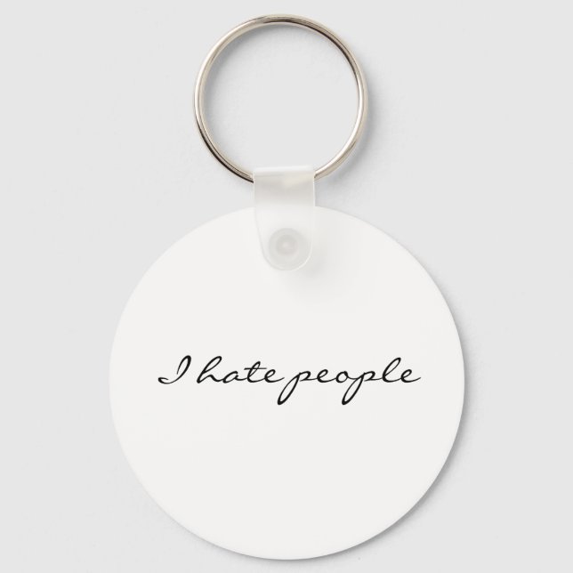 Jag hatar människor nyckelring (Framsida)