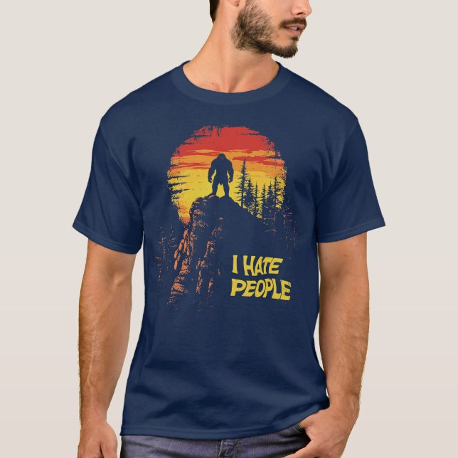 Jag hatar människor t shirt (Framsida)