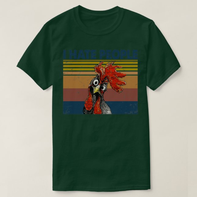 Jag hatar människor t shirt (Design framsida)