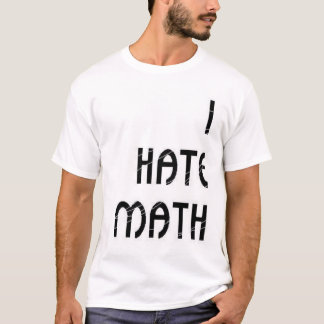 Jag hatar Math T-shirt