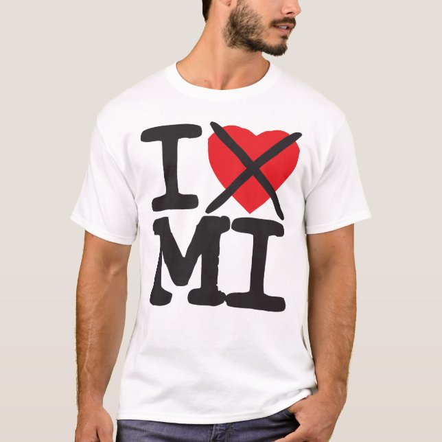 Jag hatar MI - Michigan T-shirt (Framsida)
