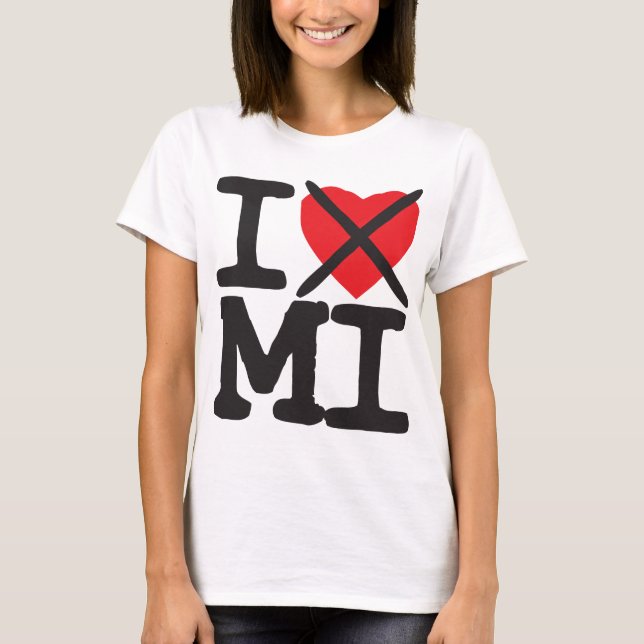 Jag hatar MI - Michigan Tee (Framsida)