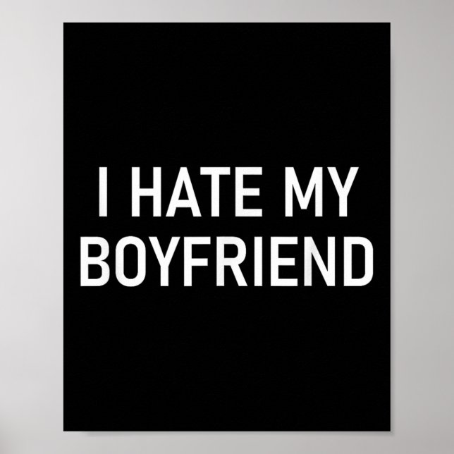 Jag hatar min Boyvän, Lusnyj, skämt, Sarkastic Poster (Framsidan)