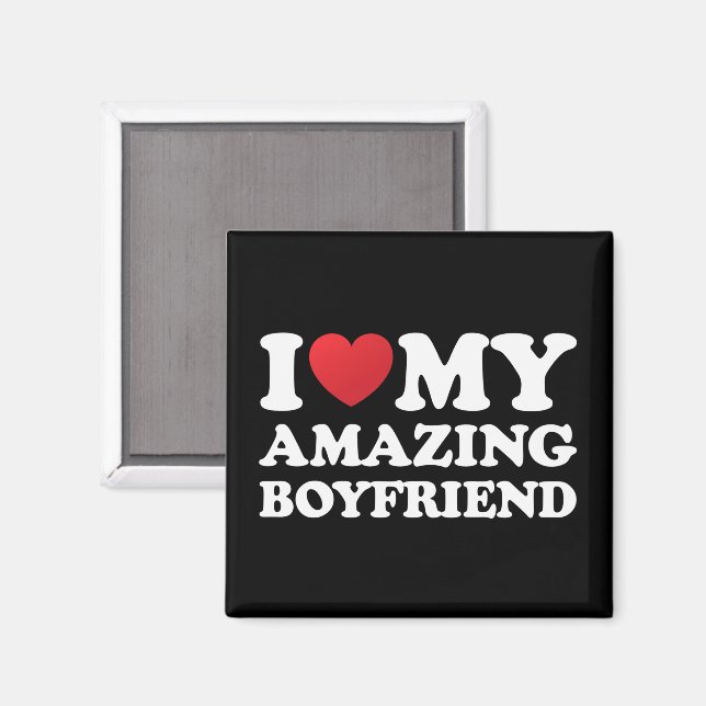 Jag hatar min Fantastisk Boykompis min Hett Bf Magnet (Front/Back)