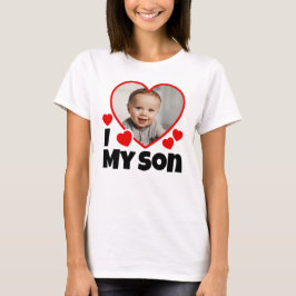 Jag hatar min son Personlig Photo T Shirt