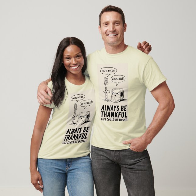 Jag hatar mitt jobb roligt t shirt (Unisex)