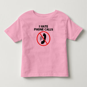Jag hatar mobila samtal t shirt