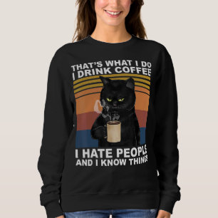 Jag hatar morgonmänniskor eller morgonbål eller fo t shirt
