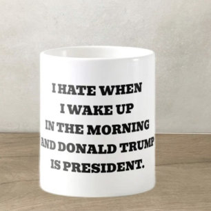 Jag hatar när. Jag vaknar Kaffemugg