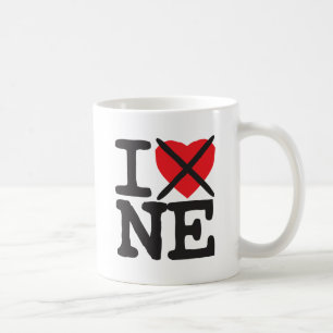 Jag hatar NE - Nebraska Kaffemugg
