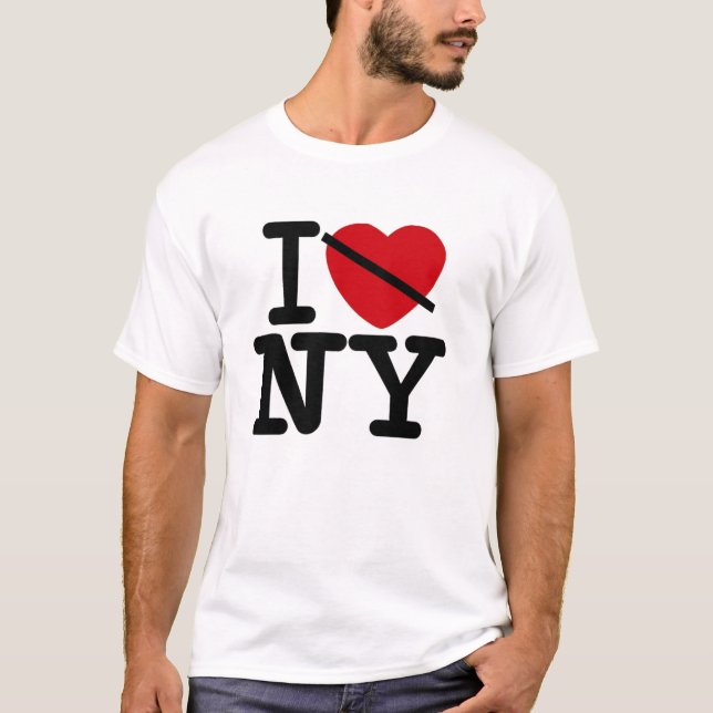 Jag hatar New York T Shirt (Framsida)