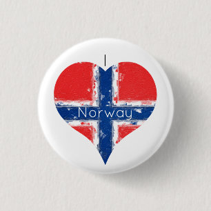 Jag hatar Norge som tryckte ner Flagga. Knapp