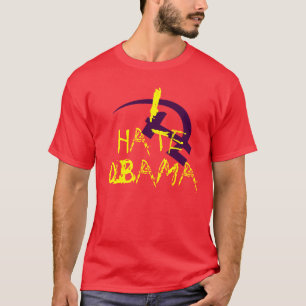 JAG HATAR OBAMA BULTAR OCH CYKLAR T-SHIRT