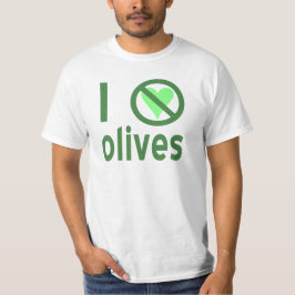 Jag hatar oliver (Grönt) Tee Shirt