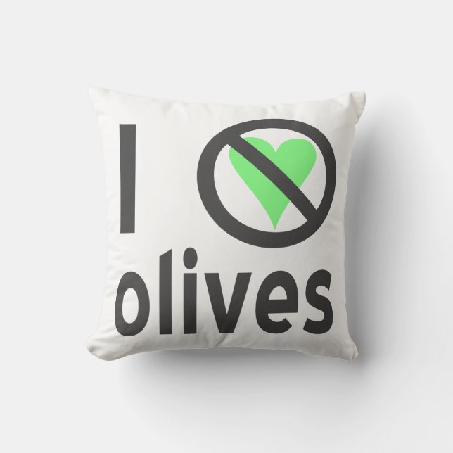 Jag hatar oliver ingen kärlek kudde (Framsida)