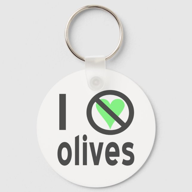 Jag hatar oliver. Inget kärlek Nyckelring (Framsida)