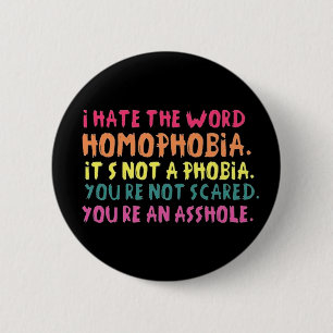 Jag hatar ordhomophobia.en knapp