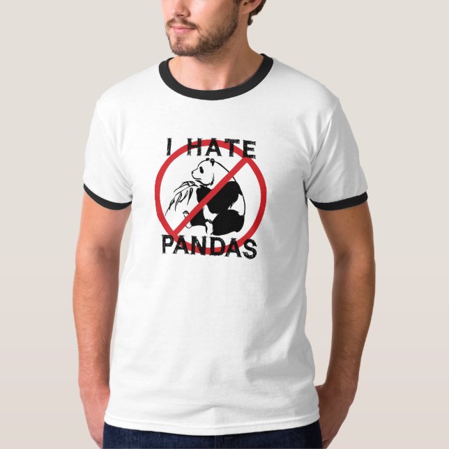 Jag hatar Pandas Tee (Framsida)