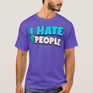 Jag hatar People Retro T Shirt