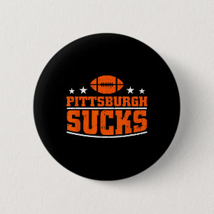 Jag hatar Pittsburgh Design Manar Kvinnor Funny Pi Knapp