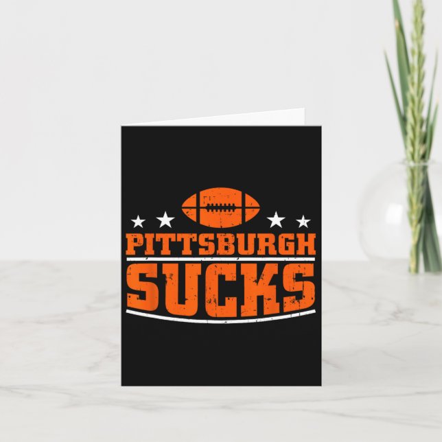 Jag hatar Pittsburgh Design Manar Kvinnor Funny Pi Kort (Framsida)