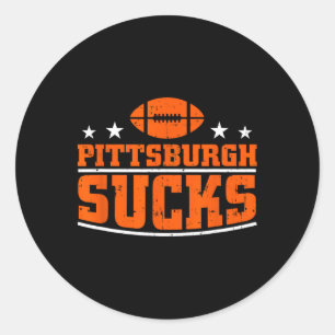 Jag hatar Pittsburgh Design Manar Kvinnor Funny Pi Runt Klistermärke