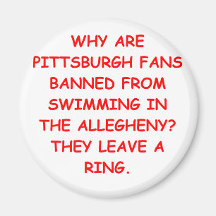 jag hatar pittsburgh magnet