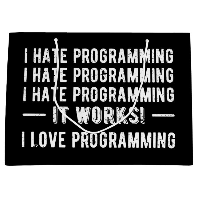 Jag hatar programmering - Rolig programmerare II (Framsidan)