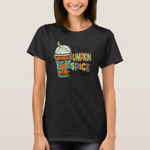 Jag hatar Pumpkin Spice där sa jag Leopard Fall Th T Shirt