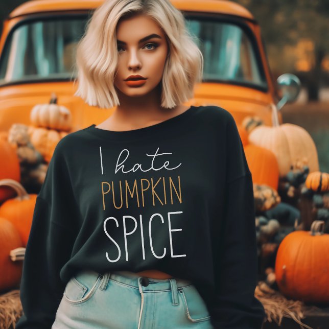 Jag hatar Pumpkin Spice Funny Fall T Shirt (Skapare uppladdad)