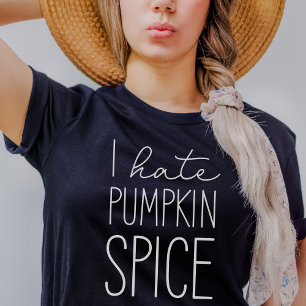 Jag hatar Pumpkin Spice Funny Fall T Shirt